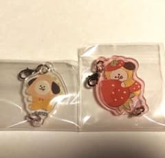 BT21 CHIMMY 연결하는 아크릴 매력 딸기 스위트