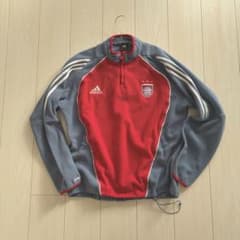 【入手困難】adidas FC バイエルンミュンヘン ジップアップ　フリース　L 入手困難】adidas FC バイエルンミュンヘン ジップアップ フリース L