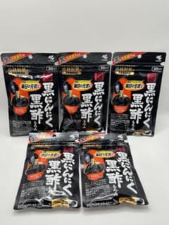 小林製薬 熟成黒にんにく黒酢もろみ 90粒 30日分 5袋セットのサムネイル