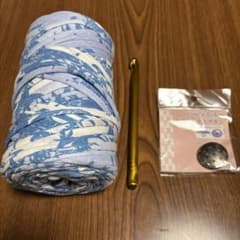 毛糸　かぎ針　ボタン　セットのサムネイル