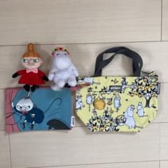 ムーミン&リトルミイぬいぐるみ&ポーチ&トートバッグ15.51セットのサムネイル