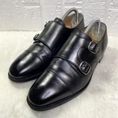 【SCOTCH GRAIN】 スコッチグレイン （25cm） ダブルモンク 美品 SCOTCH GRAIN スコッチグレイン ダブルモンク レザー 黒 25cm - メルカリ