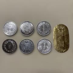 旧貨幣 貿易銀 一圓銀貨 小判 7点セット - メルカリ