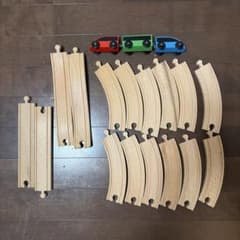 木製レールセット 列車付きのサムネイル