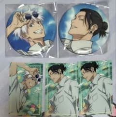 Jujutsu Kaisen (Sega)Chansey lottery　Satoru Gojo Geto Suguru Bonus Sticker E Prize Can Badge