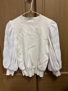FRAY I.D パフスリーブニット ホワイトのサムネイル