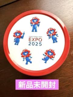 【新品未開封】ミャクミャクチョコサンドクッキー缶のサムネイル