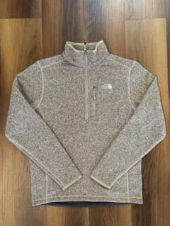 THE NORTH FACE ハーフジップ フリースジャケット グレーのサムネイル