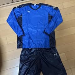 PUMA ピステ 上下セット ブルー 160のサムネイル