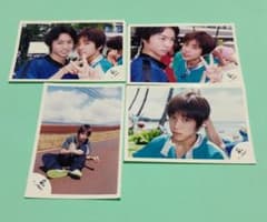 公式写真】嵐 二宮和也 櫻井翔 4枚セット ハワイ デビュー レア 旧ロゴ