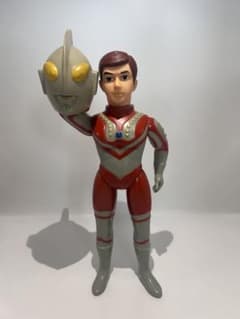 미품 당시 물건 부르마크 마스크 잡아 울트라 맨조피 괴수 소후비 34cm