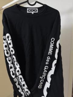 CDG COMME des GARCONS 長袖Tシャツ ブラック S - メルカリ