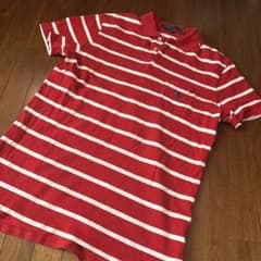 Polo by Ralph Lauren ポロシャツ 赤白 ボーダー Mのサムネイル