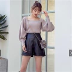 GRL グレイル レザーショートパンツ♡エルサイズ 値下げしましたのサムネイル