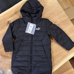 PUMA キッズ ESS パデッド中綿コート ブラック 120cmのサムネイル