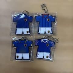 サッカー日本代表 ユニフォーム アクリルキーホルダー 4種セットのサムネイル