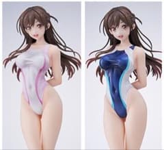 新品未開封 AMAKUNI 水原千鶴 競泳水着Ver 桃色、水色ライン セット