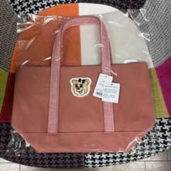 フェイラー オールドテディ ワッペントートバッグ ピンク L