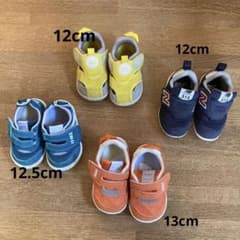 靴まとめ4足 IFMEとNew Balance 13cm 12cm 12.5cmのサムネイル