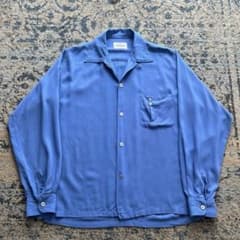 60s レーヨン シャツ ネップ カスリ ボックス 検 50s ギャバジン