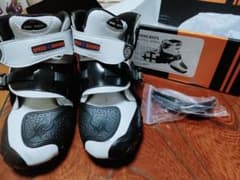 バイクブーツ白/黒25cmのサムネイル