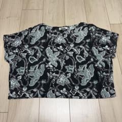 80s オンリミット期 inn イッセイミヤケ 半袖 カットソー 総柄 