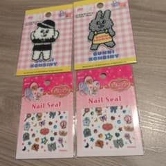 BunniKonbiny パイルワッペン & セボンスター ネイルシール