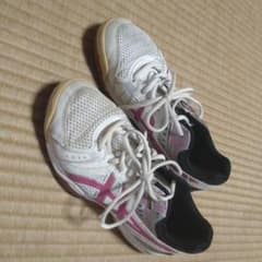ASICS バレーボールシューズ ホワイト/ピンクのサムネイル