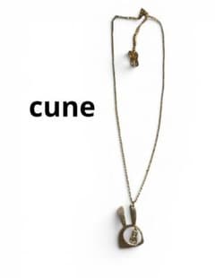cune キューン ネックレス ゴールドカラー くり抜き - メルカリ