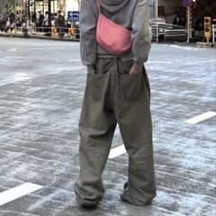 ジルボー グレー ワイドデニムパンツ 42 ※着画あり - メルカリ