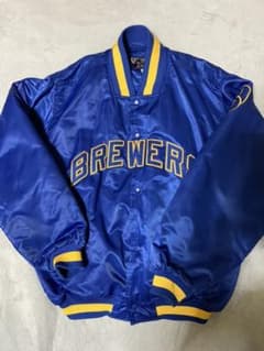 90s BREWERS ナイロンスタジャン　スカジャン　ブルゾンのサムネイル