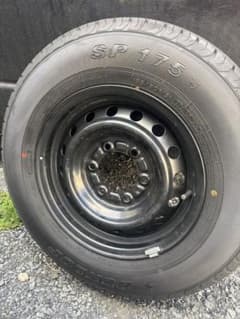 新車外し!!ハイエース200系 SGL 純正スチールホイールタイヤセット 