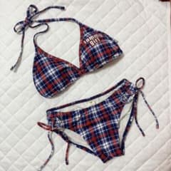Tommy girl 水着 ビキニ チェック柄のサムネイル