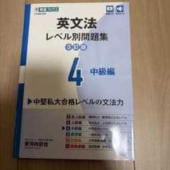 英文法レベル別問題集④ 中級編【3訂版】のサムネイル
