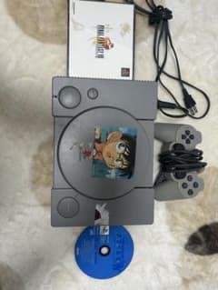 プレイステーション(PS1)本体 コントローラー1個 ゲーム2本付きのサムネイル