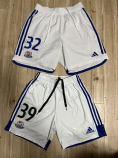 adidas 横浜Fマリノスユニフォームハーフパンツ 32 39 番号付きのサムネイル