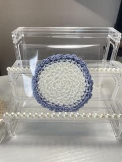 ハンドメイド 編みコースターのサムネイル