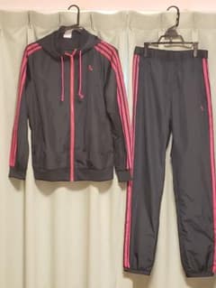 adidas裏メッシュウィンドブレーカー　上下セットのサムネイル