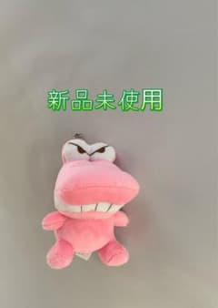크레용 신짱 [악어 산 씨] 봉제 인형 열쇠 고리 신품 미사용