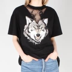 RNA 今季新作即完 レースコンビ BIG Tシャツ 新品のサムネイル