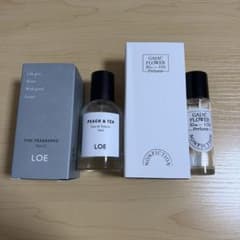 [空瓶・箱2個セット]LOE PEACH & TEA & NONFICTION
