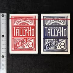 Tally-Ho No.9 トランプ 赤・青 2デッキセット - メルカリ