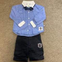 ☆ミッキー　ディズニー　シャツ　パンツ　蝶ネクタイ付き☆のサムネイル