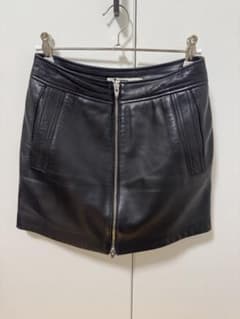 T BY ALEXANDER WANG レザーミニスカート サイズXS - メルカリ