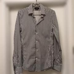 ZARA SUPERSLIM FIT 長袖ストライプシャツのサムネイル