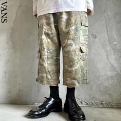 極太 00s VANS 迷彩バギーショートパンツ W34 USA規格ミリタリー
