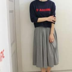専用 IENA SLOBE メンモダールミドル丈スカートのサムネイル