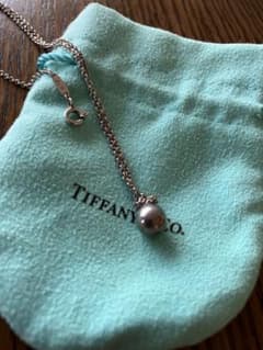 Tiffany & Co. ハードウェア シルバーボールネックレス - メルカリ