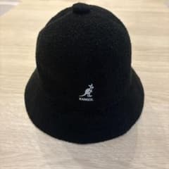 KANGOL ブラック バケットハット　Ｌのサムネイル