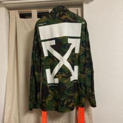韓国BTS着用　オフホワイトoff-white　ミリタリージャケットのサムネイル